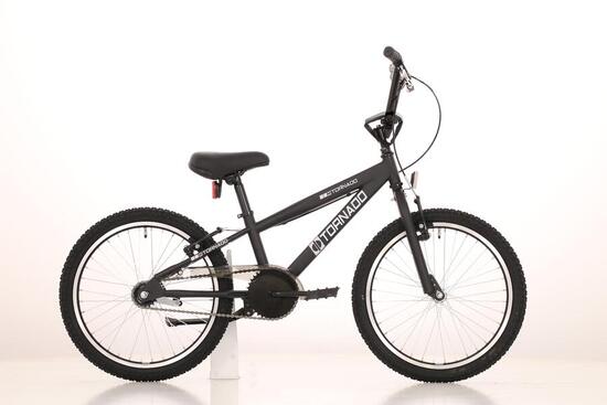 Royal Tornado 20" BMX nero opaco con telaio in acciaio.