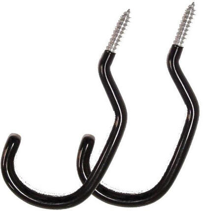 Ensemble de crochet de plafond de bord de bord - noir