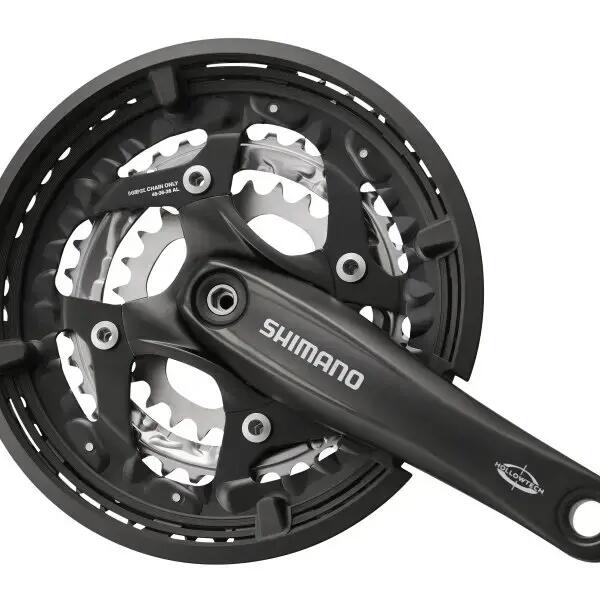SHIMANO FC-T521 10-speed Triple Crankset 48-36-26T 175mm Octalink - Black.