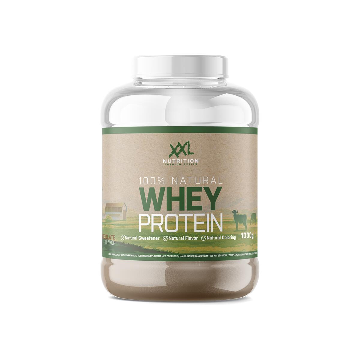 100% Natural Whey Protein - Whey Protéine - Chocolat - 1000 grammes (33 shakes) 1/2