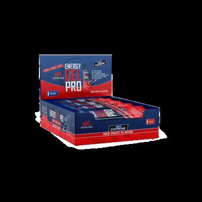 Energy gel pro + cafeïne - energiegel duursport - rood fruit - 12 pack (12x60ml)