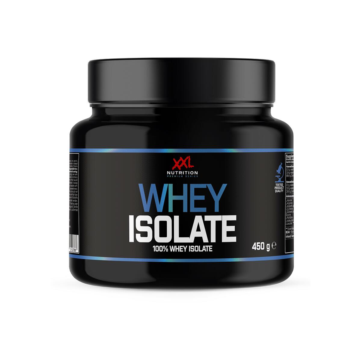 XXL NUTRITION Whey Isolaat - 90% Eiwit, Proteïne Poeder - Chocolade - 450 gram (15 shakes)