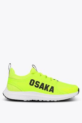 Osaka Kinder Feldhockeyschuhe Furo Play | Fluoreszierendes Limettengrün