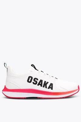 Osaka Feldhockeyschuhe Furo INDOOR | Weiß-Himbeere