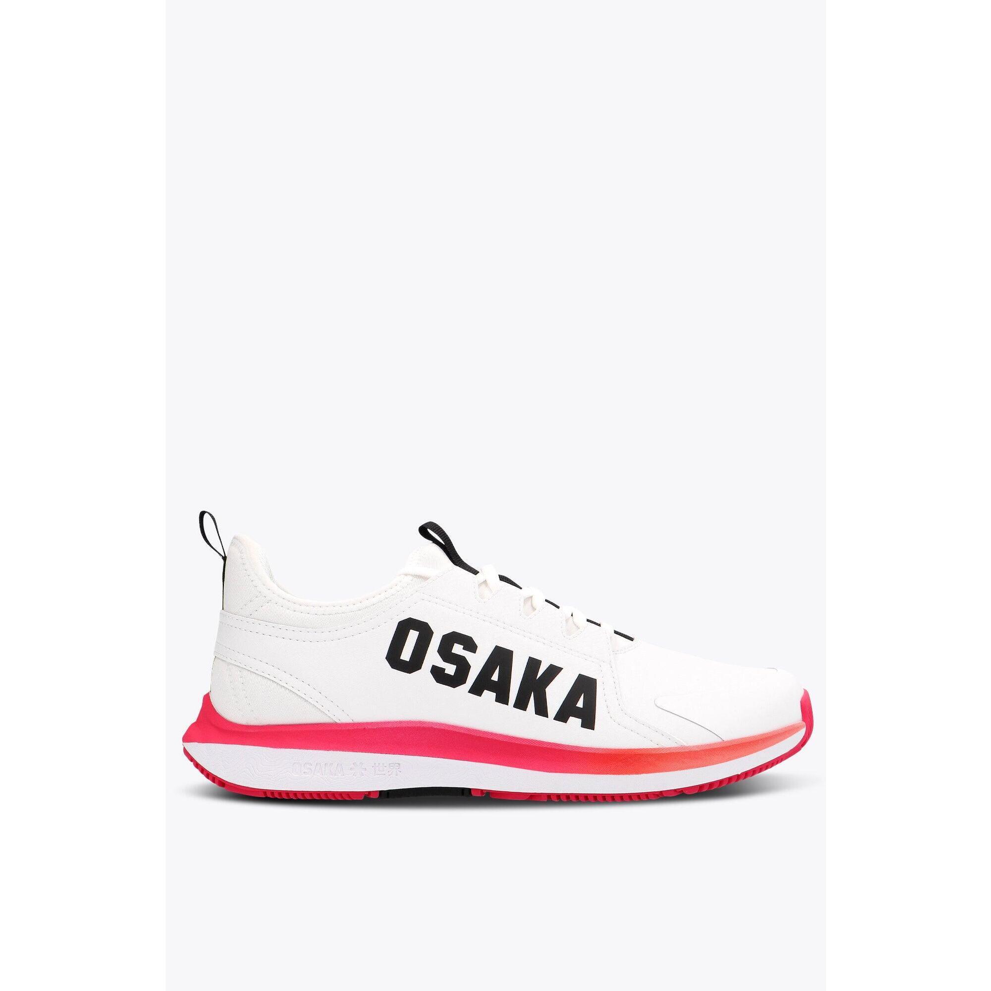 Osaka - Chaussures De Hockey Sur Gazon Osaka Furo Indoor | Blanc-framboise - Chaussures De Sport - Rose - Decathlon