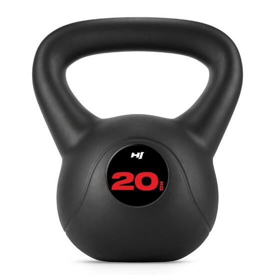 Kettlebell in vinile con base piatta antiscivolo 20kg