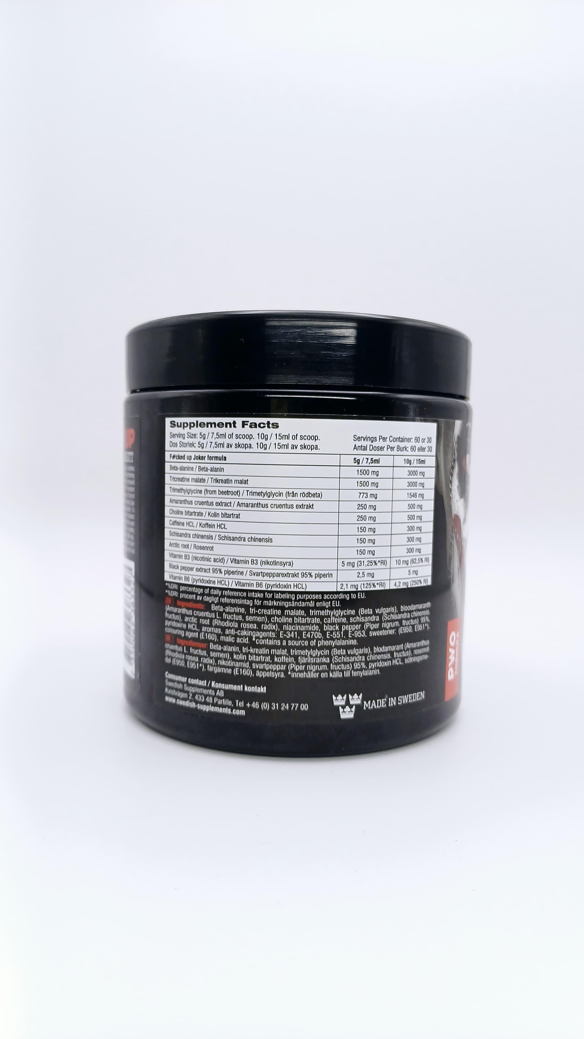 Preworkout - Fucked Up Pre-workout (300g) - Cloudy Apple 5/7