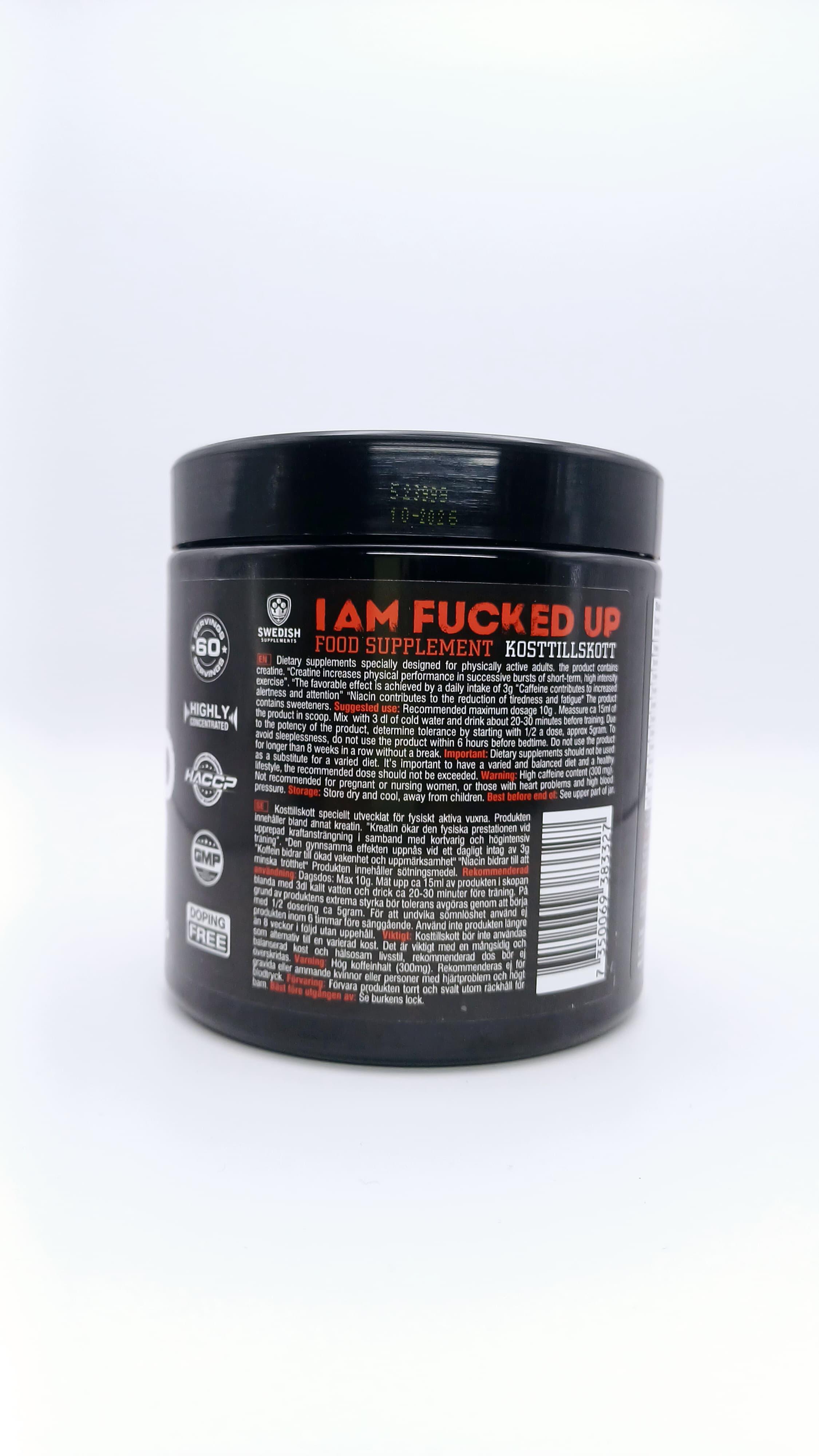 Preworkout - Fucked Up Pre-workout (300g) - Cloudy Apple 6/7