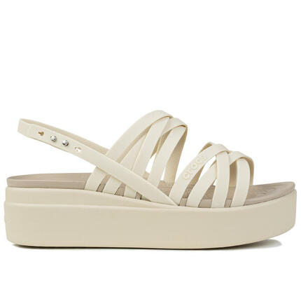 Sandały damskie na basen Crocs BROOKLYN STRAPPY LOWWDG
