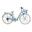 Bicicleta Adriatica Panda 28 Lady 6V Albastru Mat 42 cm