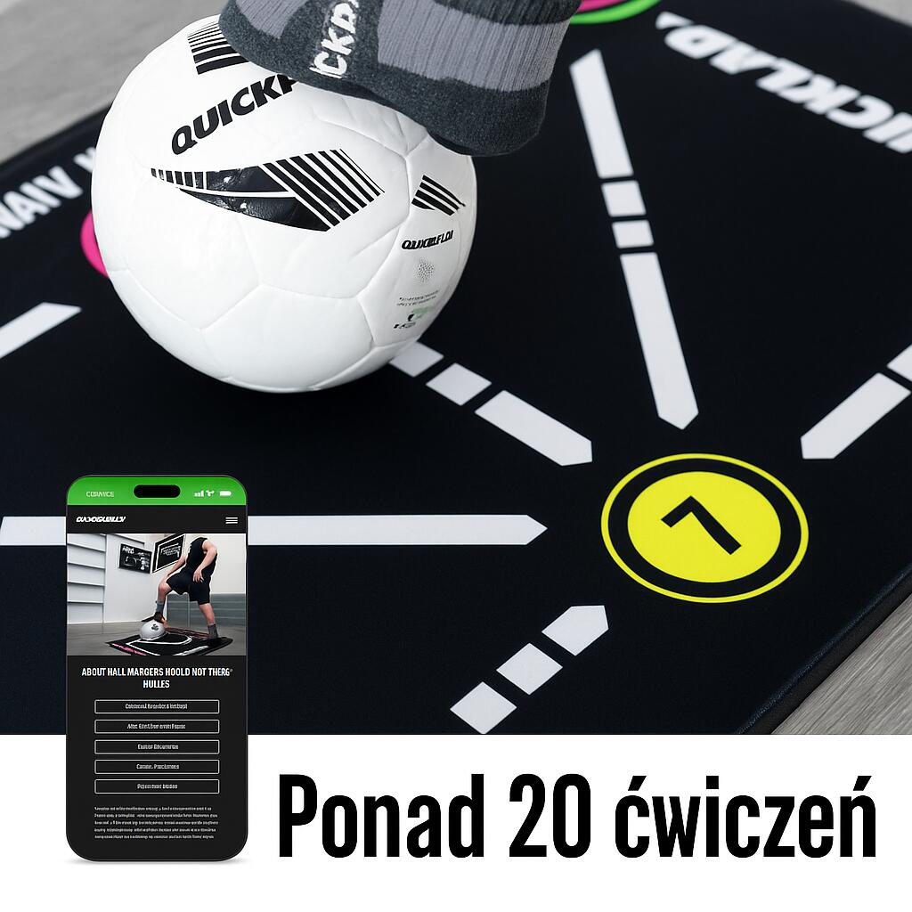 Mata Do Nauki Panowania Nad Piłką Quickplay Ball Mastery Skills Mat 4/7