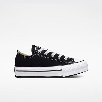 Scarpe da ragazza Converse eva platform nero