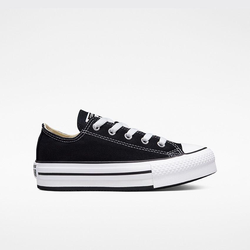 Converse - Baskets Converse Modèle 372861c Pour Unisexe Enfants - Baskets - Noir - Decathlon