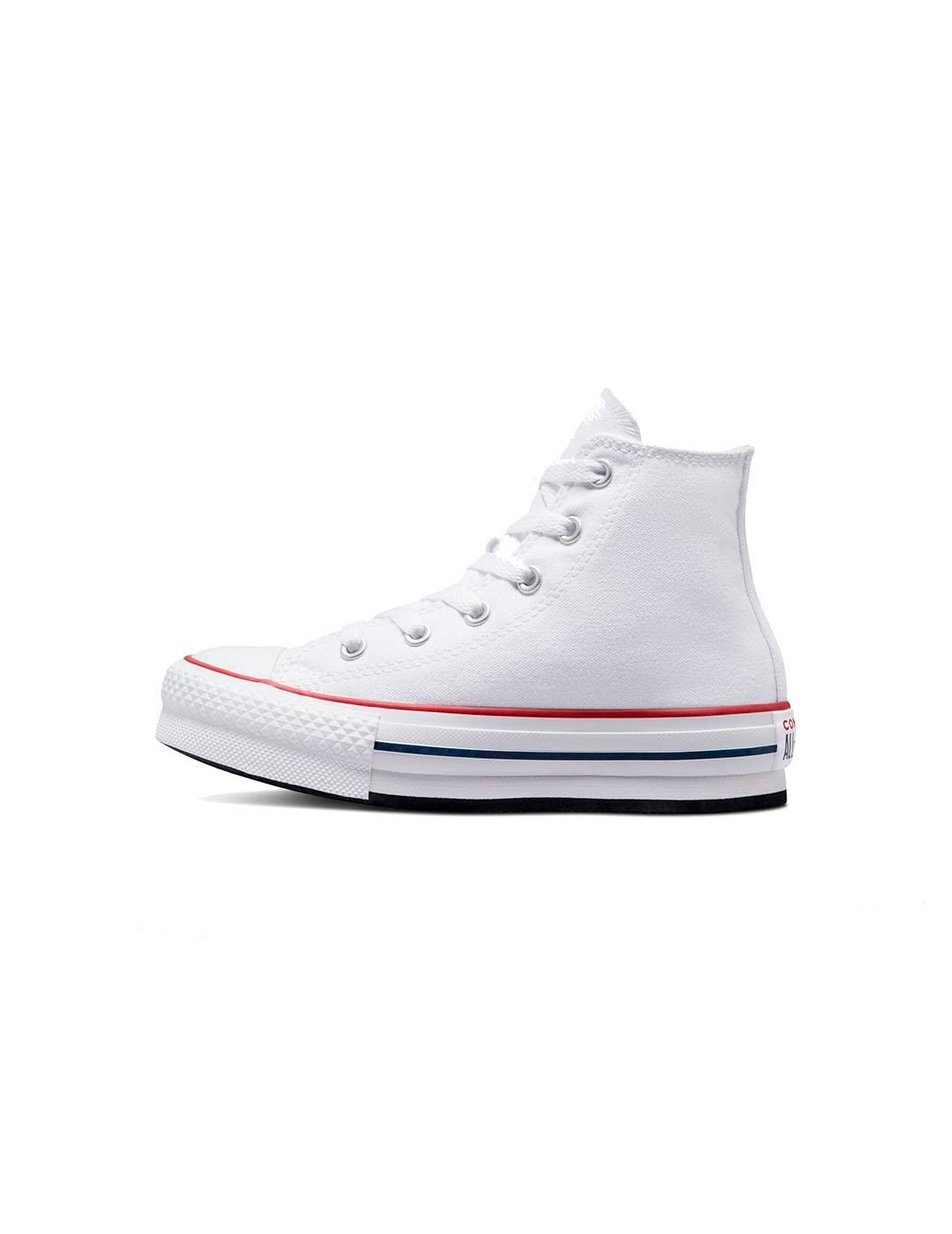 Zapatilla para Niña Converse All star lift platform Blanco 2/6