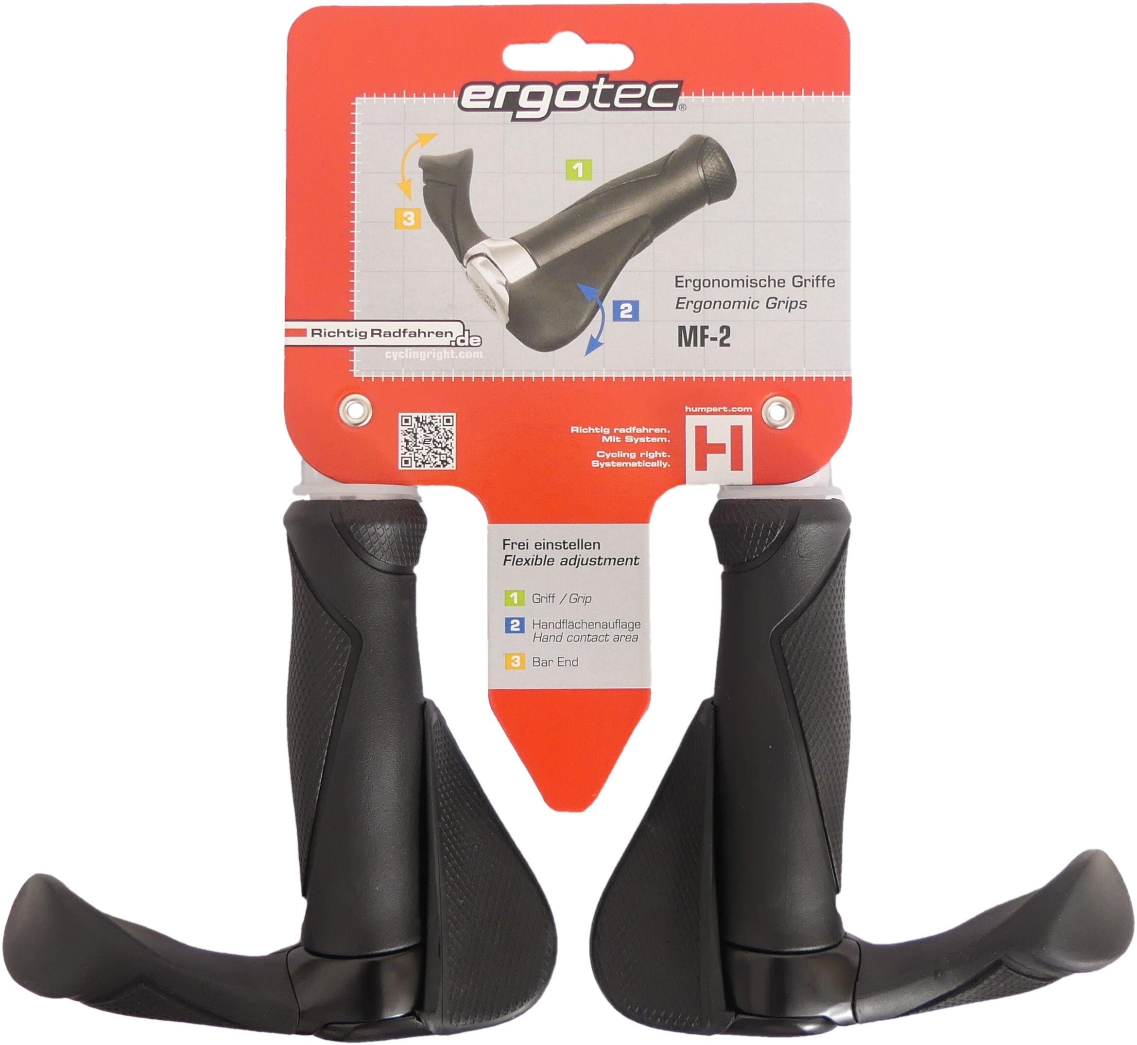 Ergotec MTB-Multi-Flex-Griffe AKSB 10 Schwarz, 130/130mm,Ø 22mm 4/4