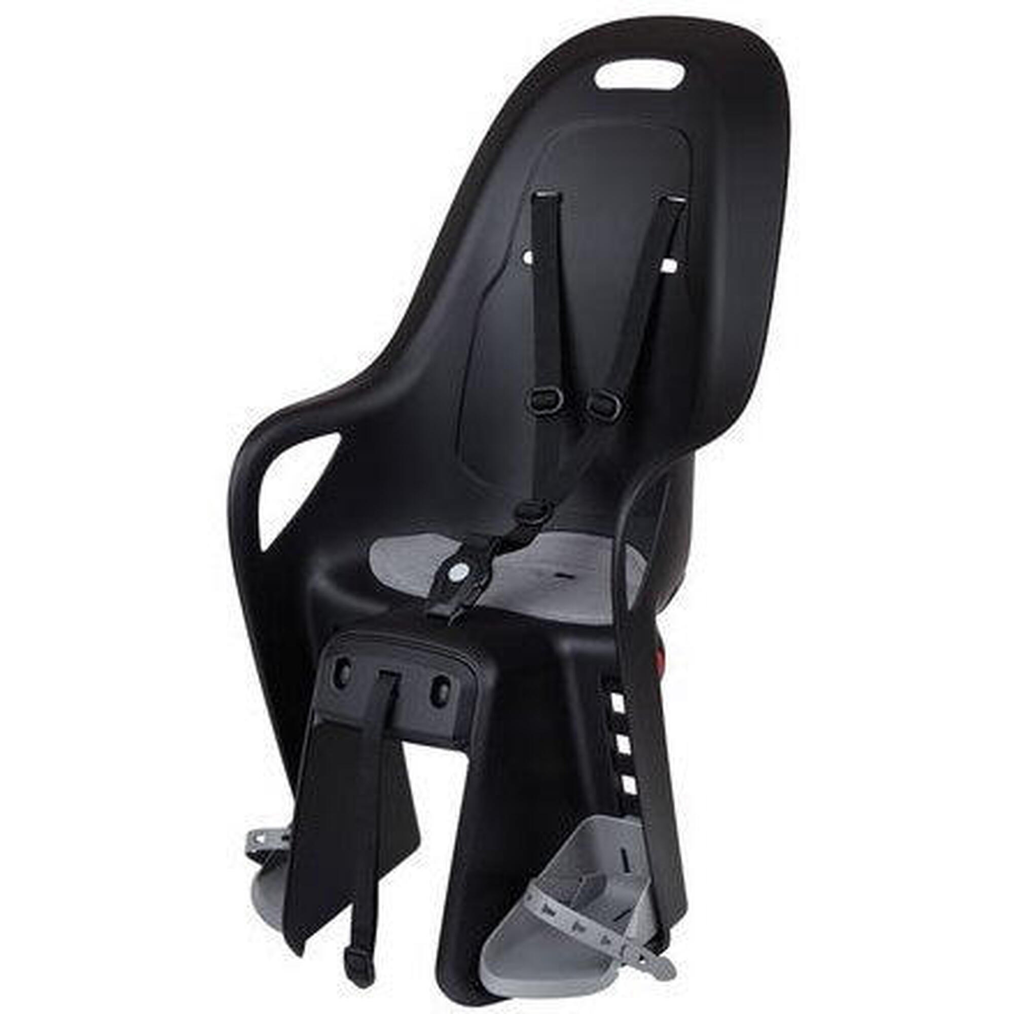 Polisport Koari fotelik tylny na bagażnik czarny/szary