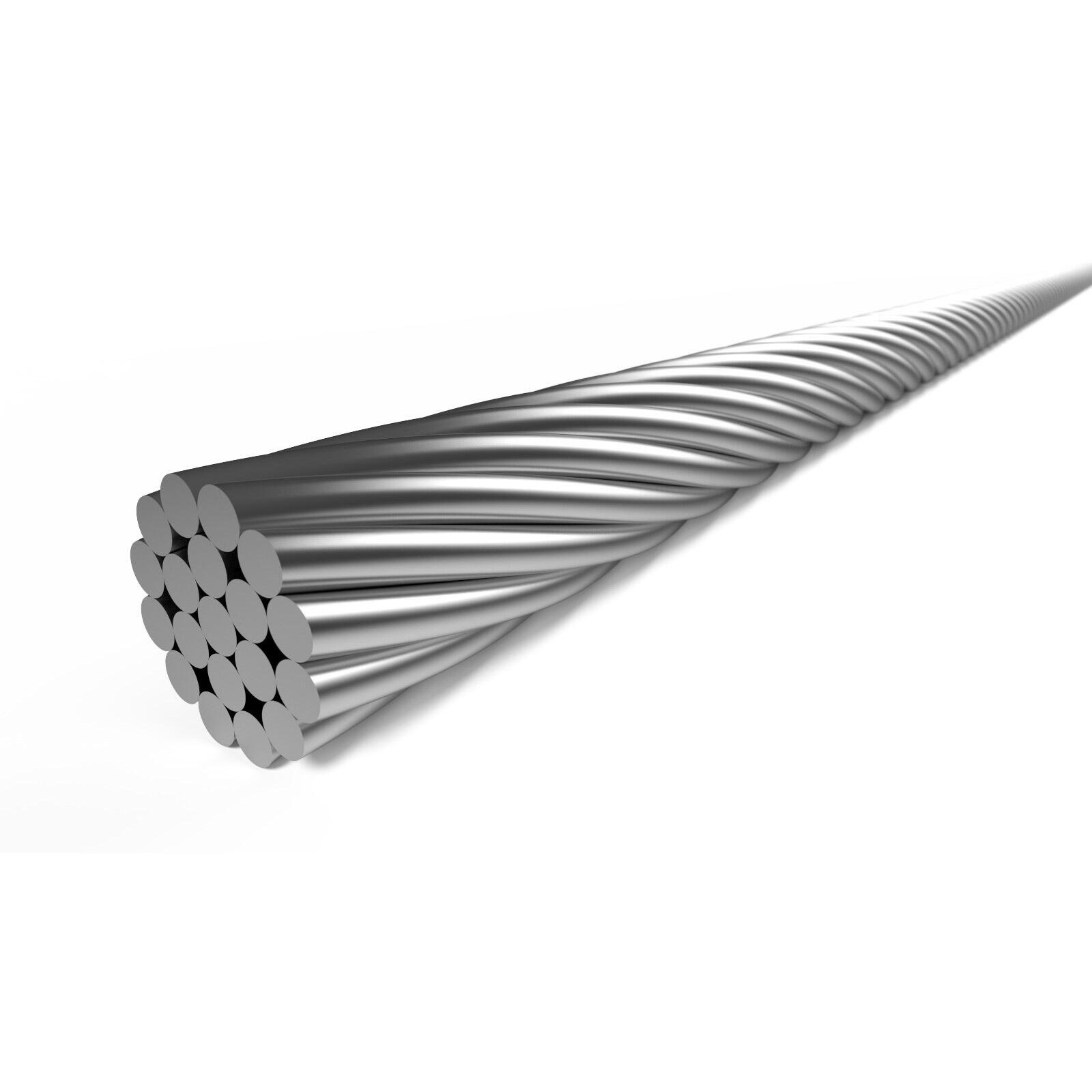 Câbles de transmission 1x19 fils inox Ø1,1mm avec tête N Ø4,5x4 Elvedes (x100) 3/6