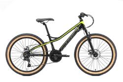 VTT 24" aluminium, vélo enfant 9 ans, semi-rigide, 21 vitesses, frein à disque