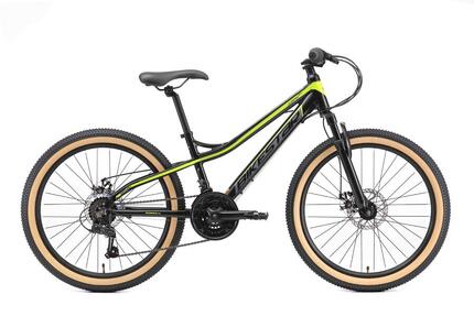 VTT 24" aluminium, vélo enfant 9 ans, semi-rigide, 21 vitesses, frein à disque