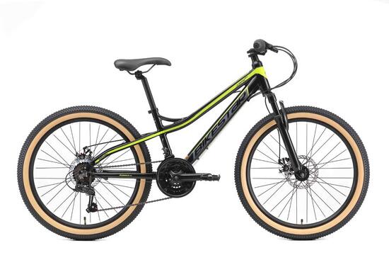 VTT 24" aluminium, vélo enfant 9 ans, semi-rigide, 21 vitesses, frein à disque