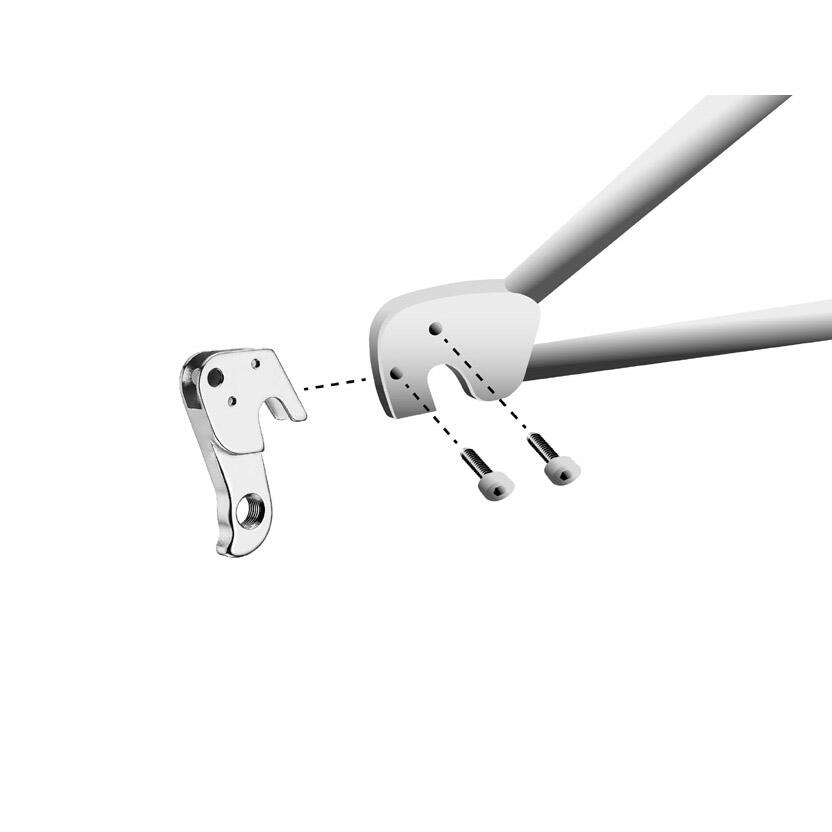 Patte De Dérailleur Aluminium MARWI GH-149 Pour Cannondale - Réf. BI1104644 - Neuf Sur Carte