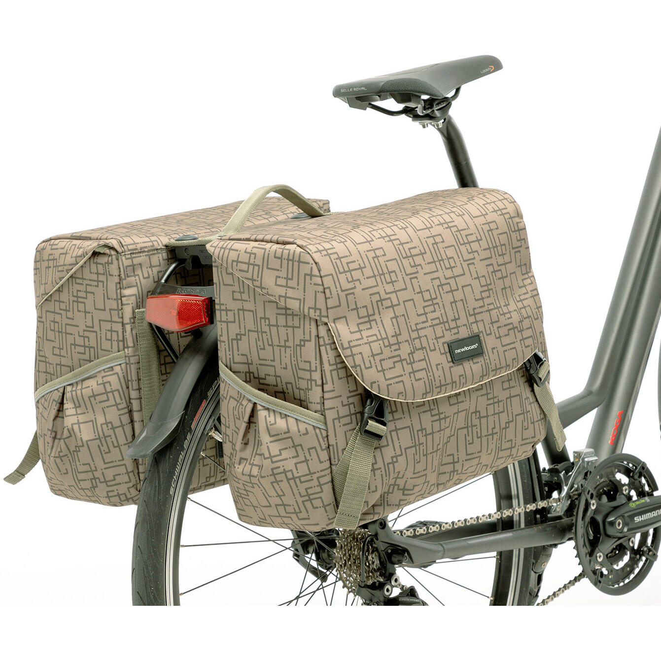 Borsa doppia  Mondi Joy Double Racktime, walnut 5/5