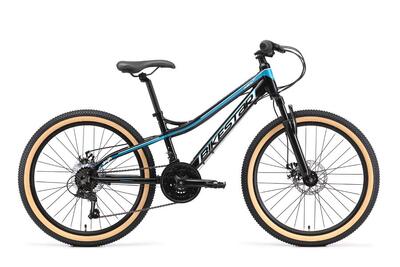 MTB 24" alluminio. bici bambini 9 anni. hardtail. 21 velocità. freno a disco
