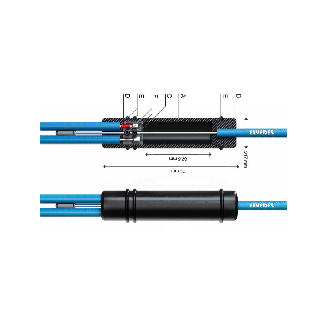 Câble option fonction ABS Elvedes Splitter 3/5
