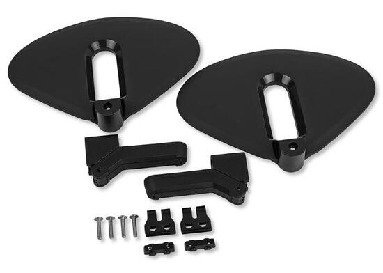 Polisport Set Poggiapiedi Junior per Guppy Junior Pieghevole Grigio Scuro.