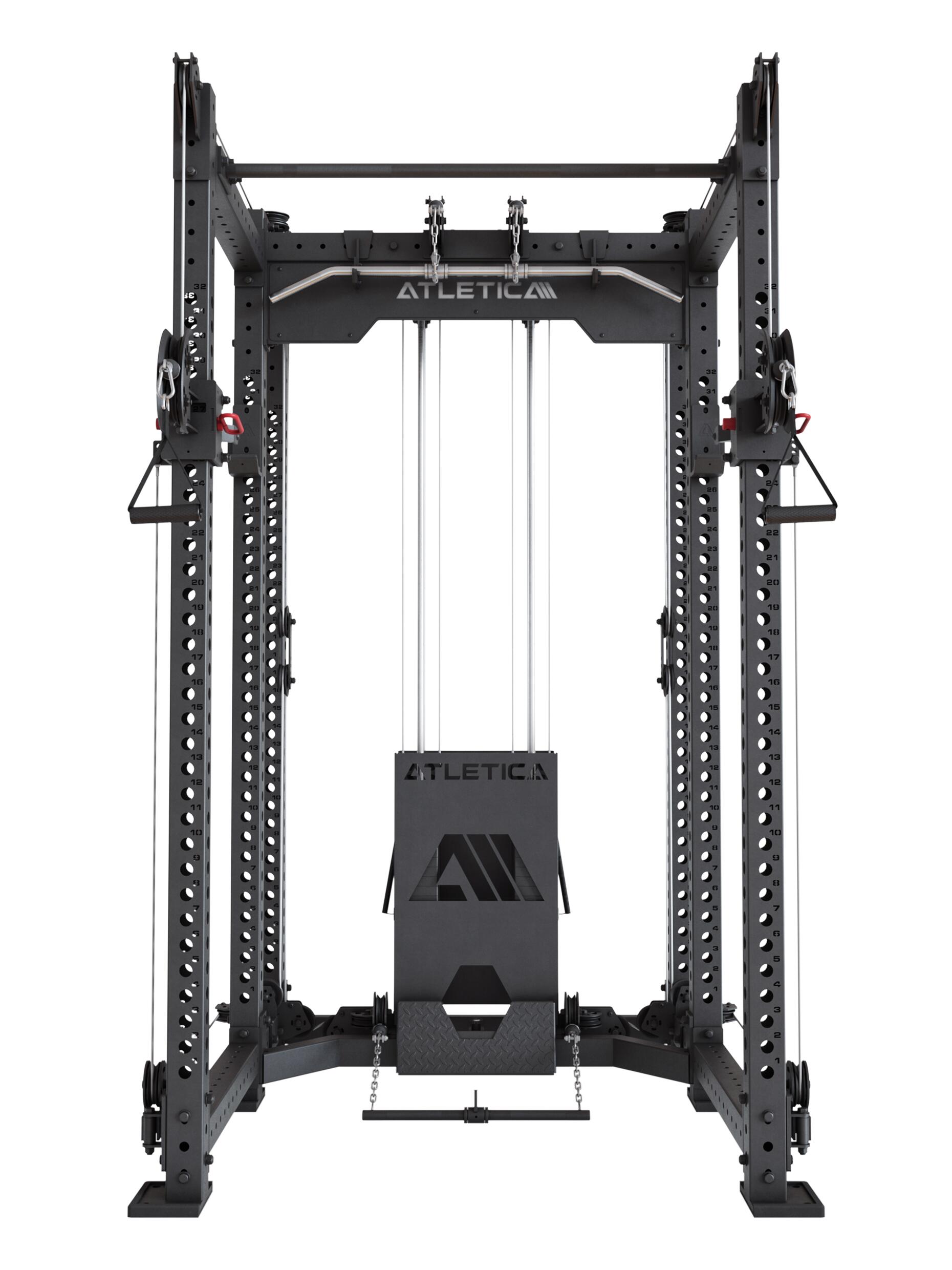 R8 Alpha | Power Rack | 180kg Steckgewichte | Schwarz 3/6