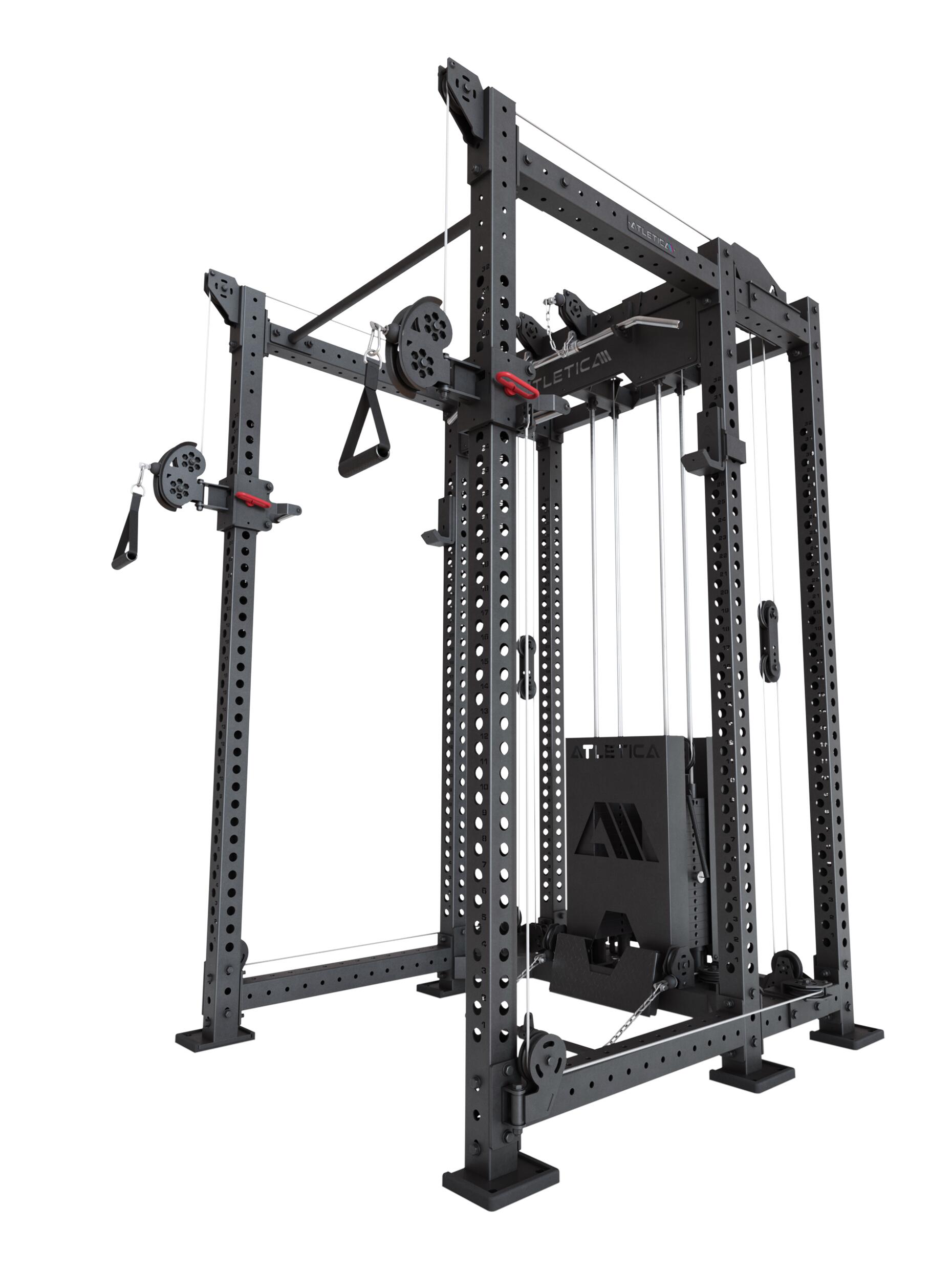 R8 Alpha | Power Rack | 180kg Steckgewichte | Schwarz 2/6