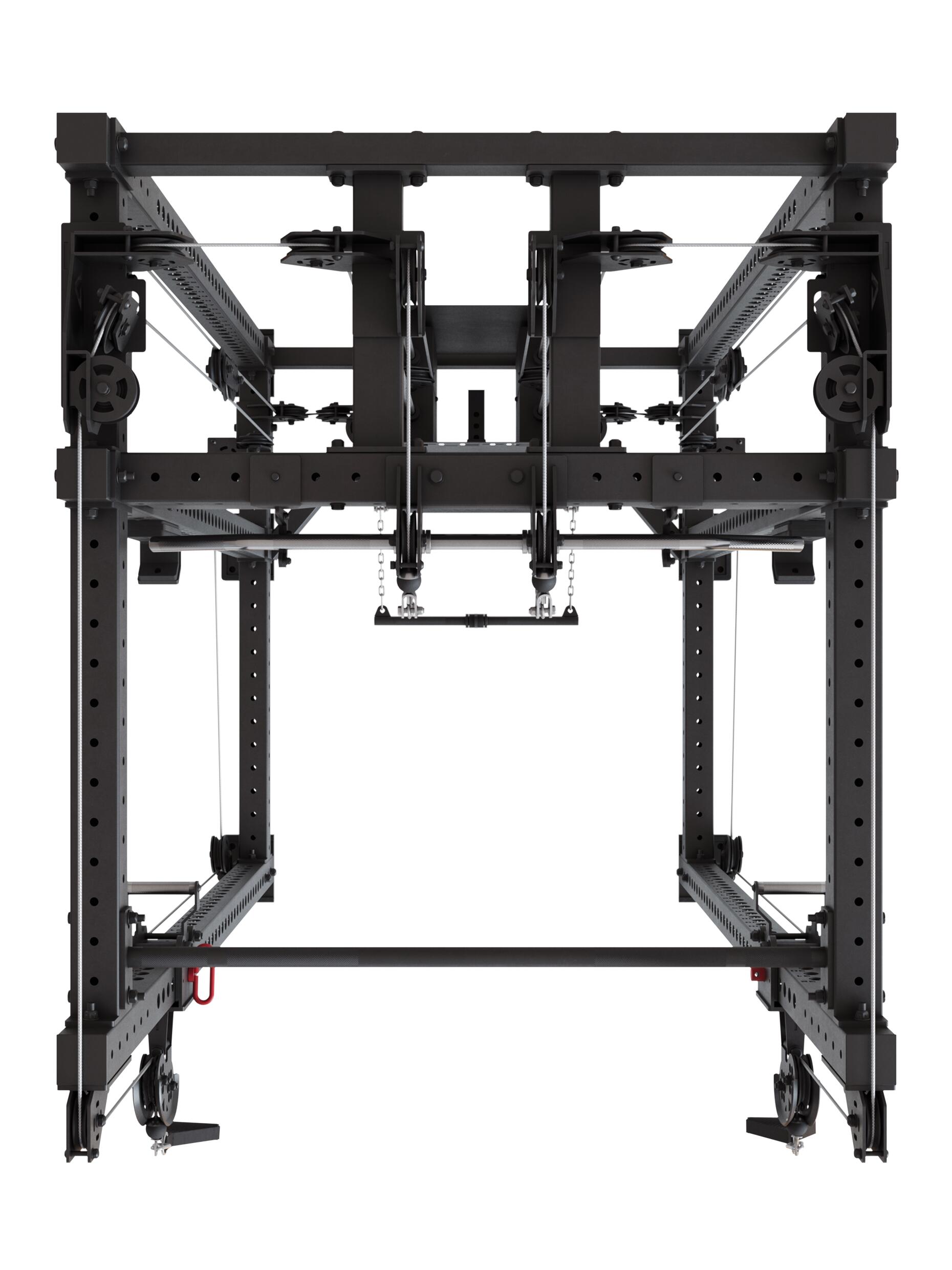 R8 Alpha | Power Rack | 180kg Steckgewichte | Schwarz 5/6