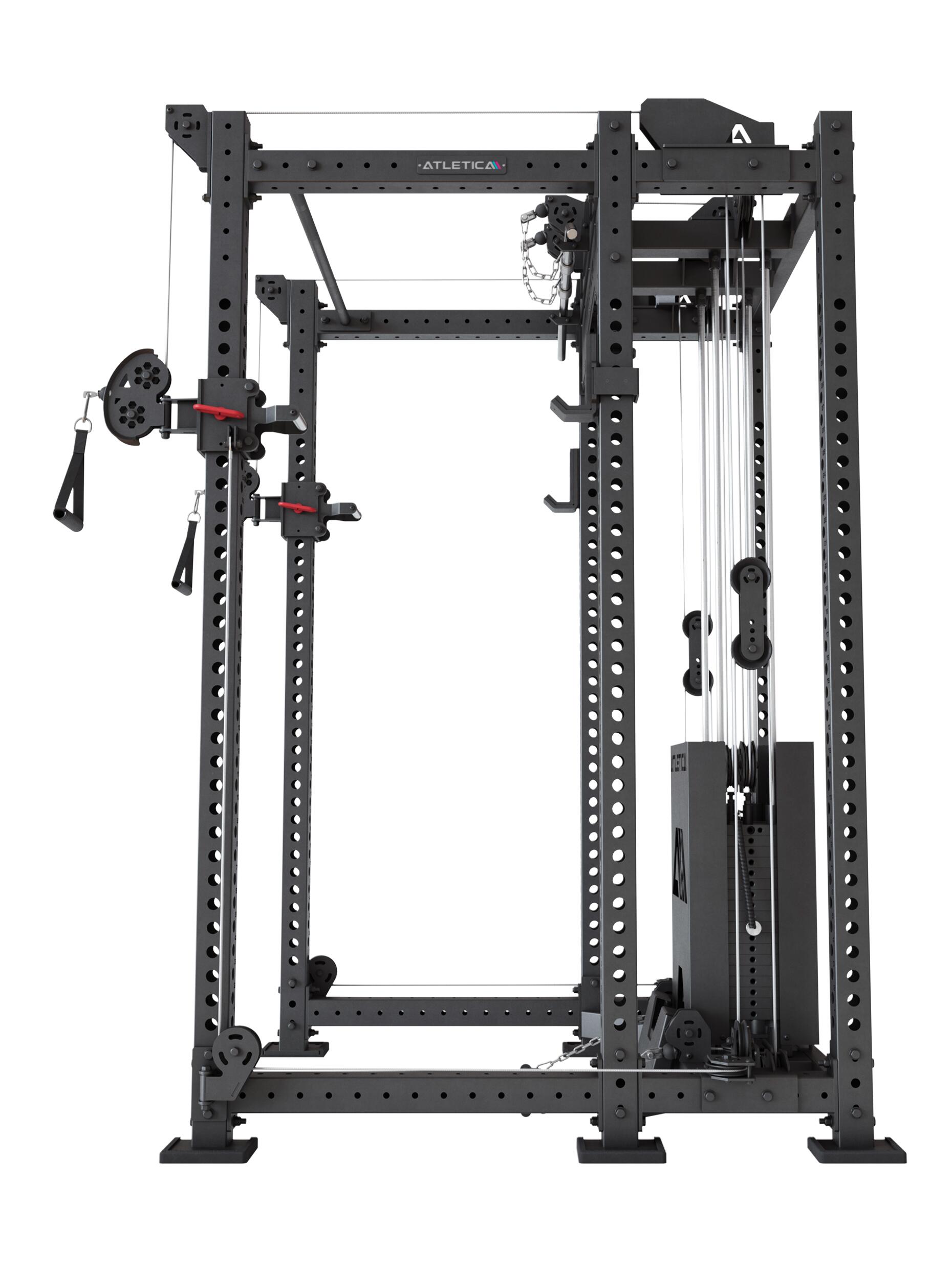 R8 Alpha | Power Rack | 180kg Steckgewichte | Schwarz 4/6