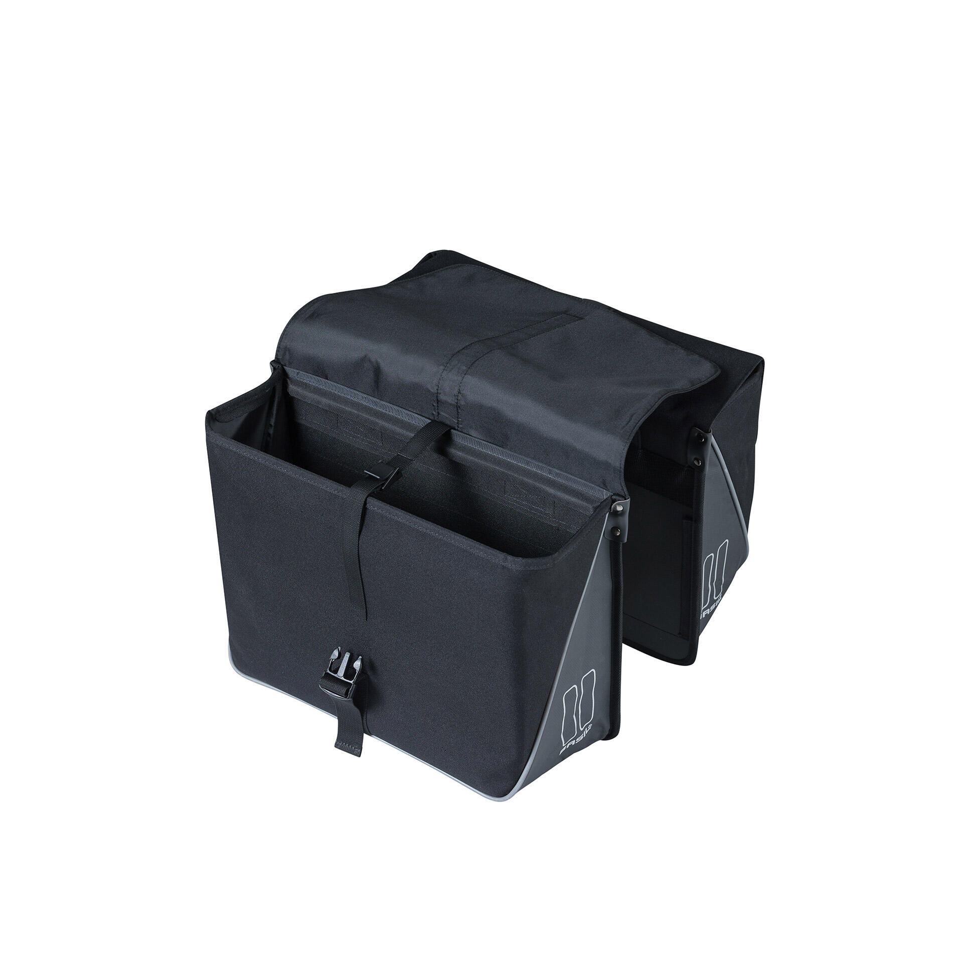 Basil sac double Forte Double Bag noir 35 litres 4/6