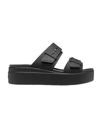 Mules Femme Mules Crocs BROOKLYN BUCKLE LOWWDG Noir Noir
