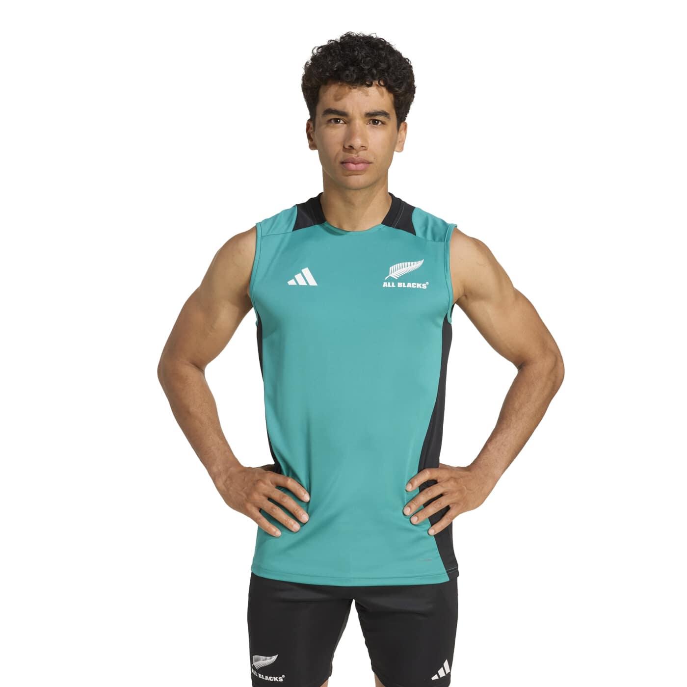 Adidas All Blacks Singlet Groen 3/6
