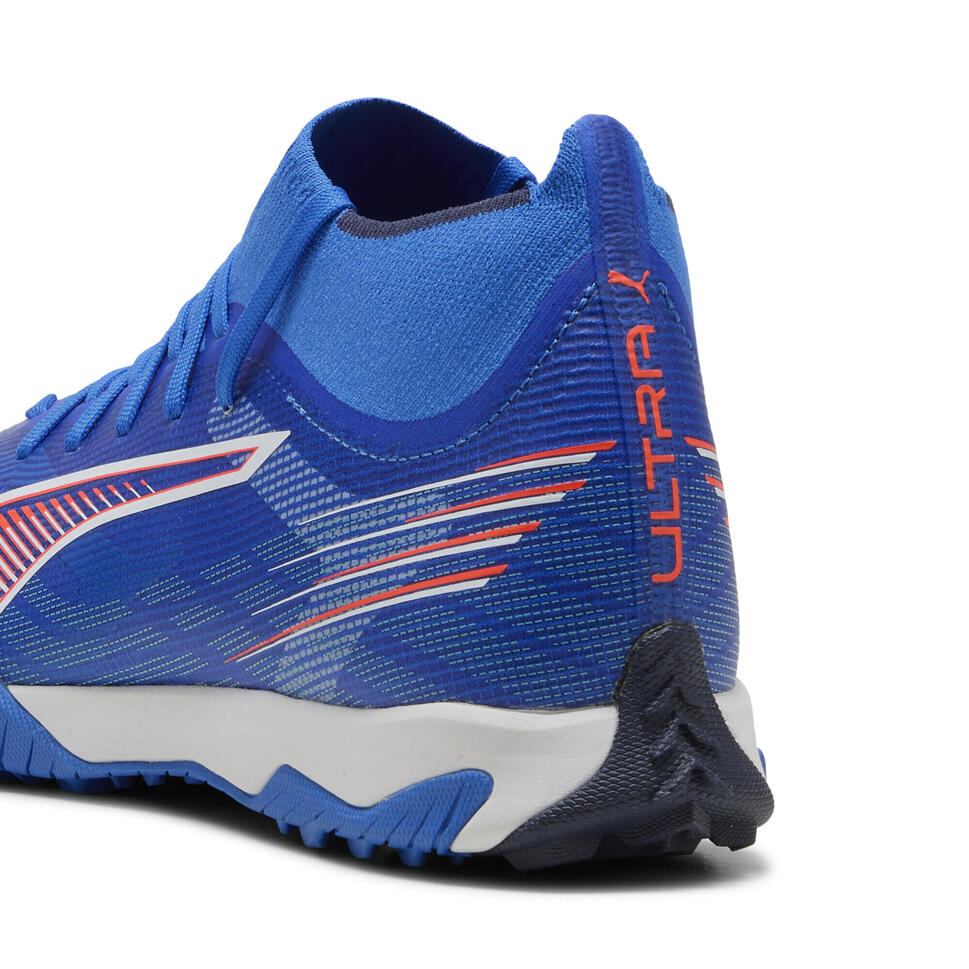 Buty piłkarskie unisex ULTRA 6 MATCH+ TT PUMA Ultra Blue White Glowing Red