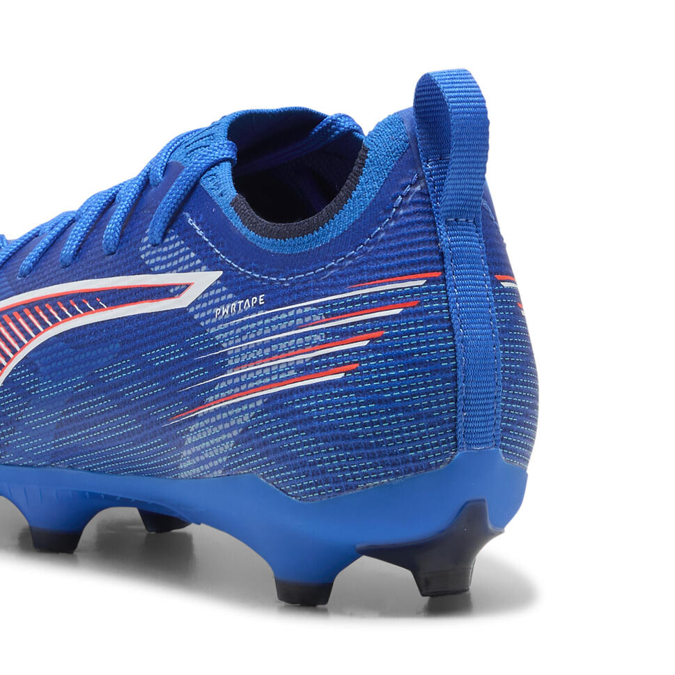 Młodzieżowe buty piłkarskie ULTRA 6 PRO FG/AG PUMA Ultra Blue White Glowing Red