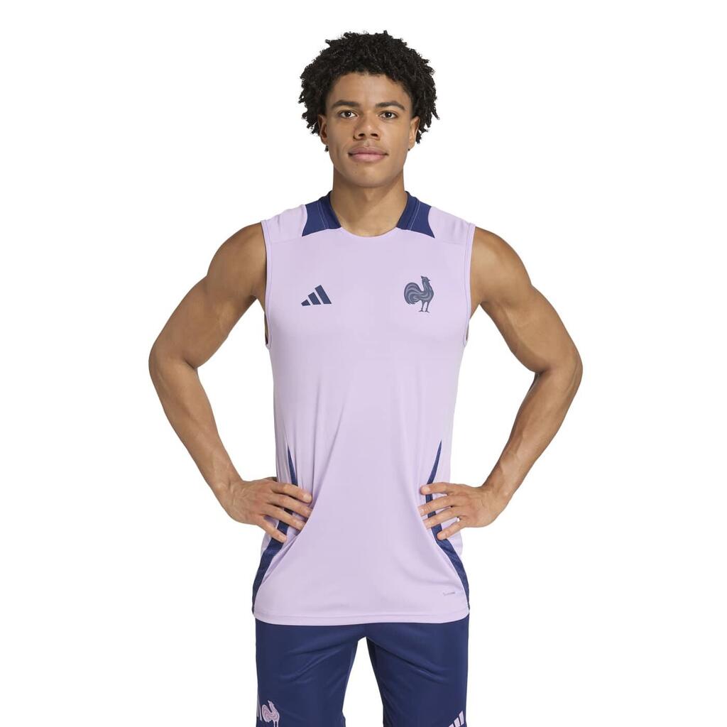 Adidas France Rugby Training Singlet Lilas