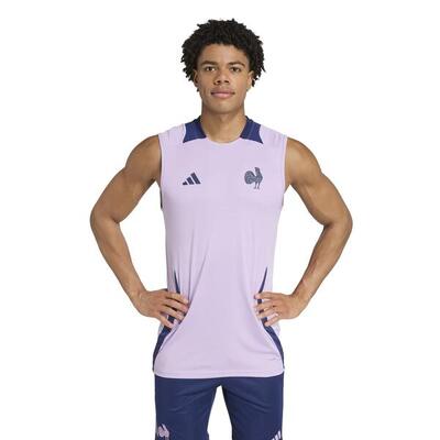 Trainingssinglet Adidas Frankreich Rugby Flieder