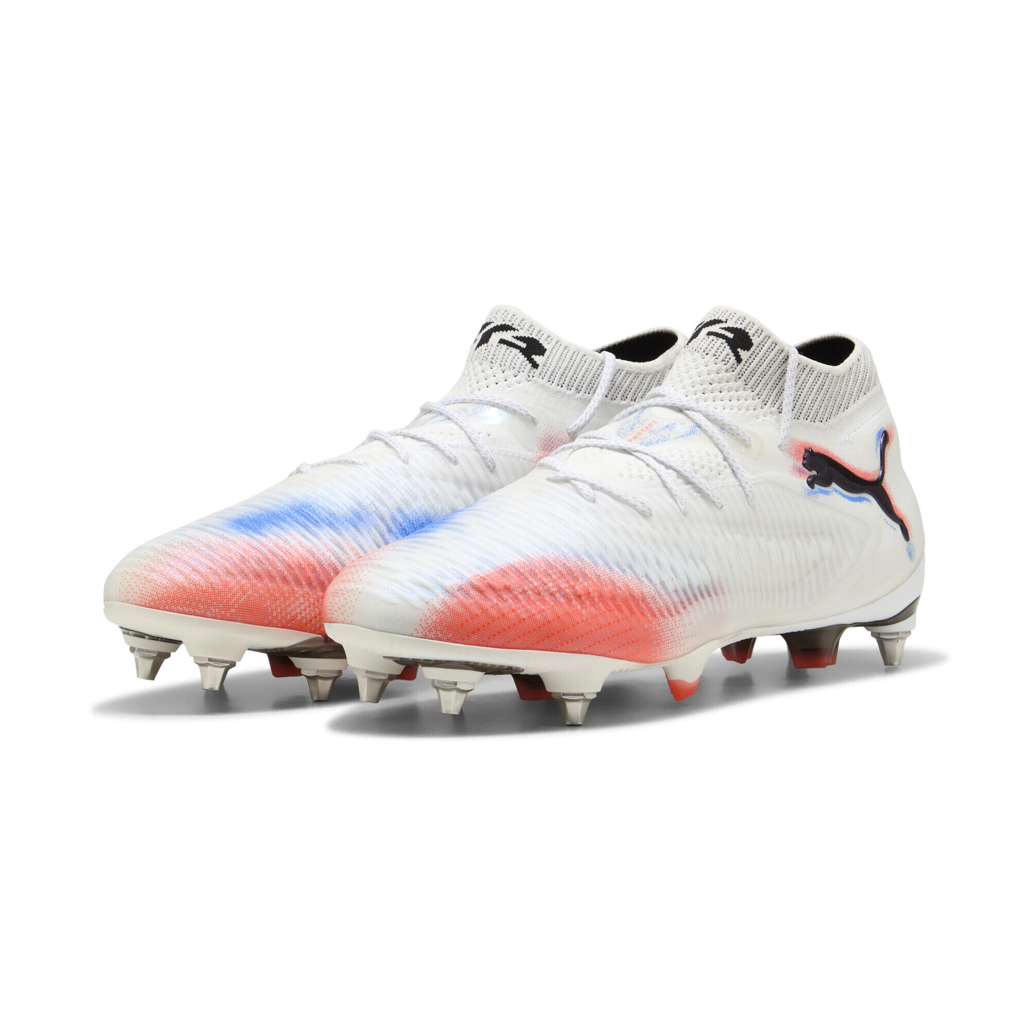 Puma - Chaussures De Football Future 8 Ultimate Mxsg Unisexe Puma - Chaussures De Football - Blanc|noir|rouge - Decathlon