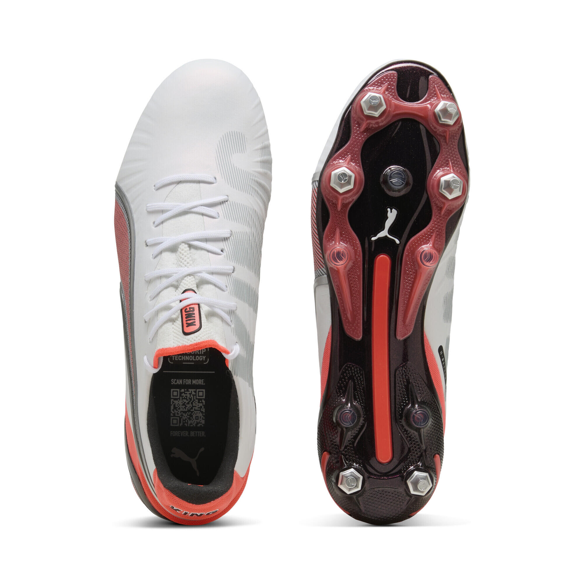 Chuteiras de futebol pitões de metal leveza King Ultimate Mxsg PUMA 4/7