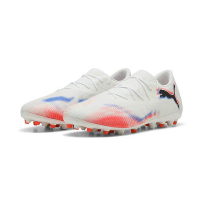 Botas de fútbol FUTURE 8 MATCH MG Low unisex PUMA White Black Glowing Red