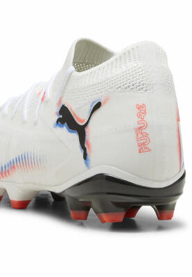 Future 8 match fg/ag voetbalschoenen voor dames puma white black glowing red