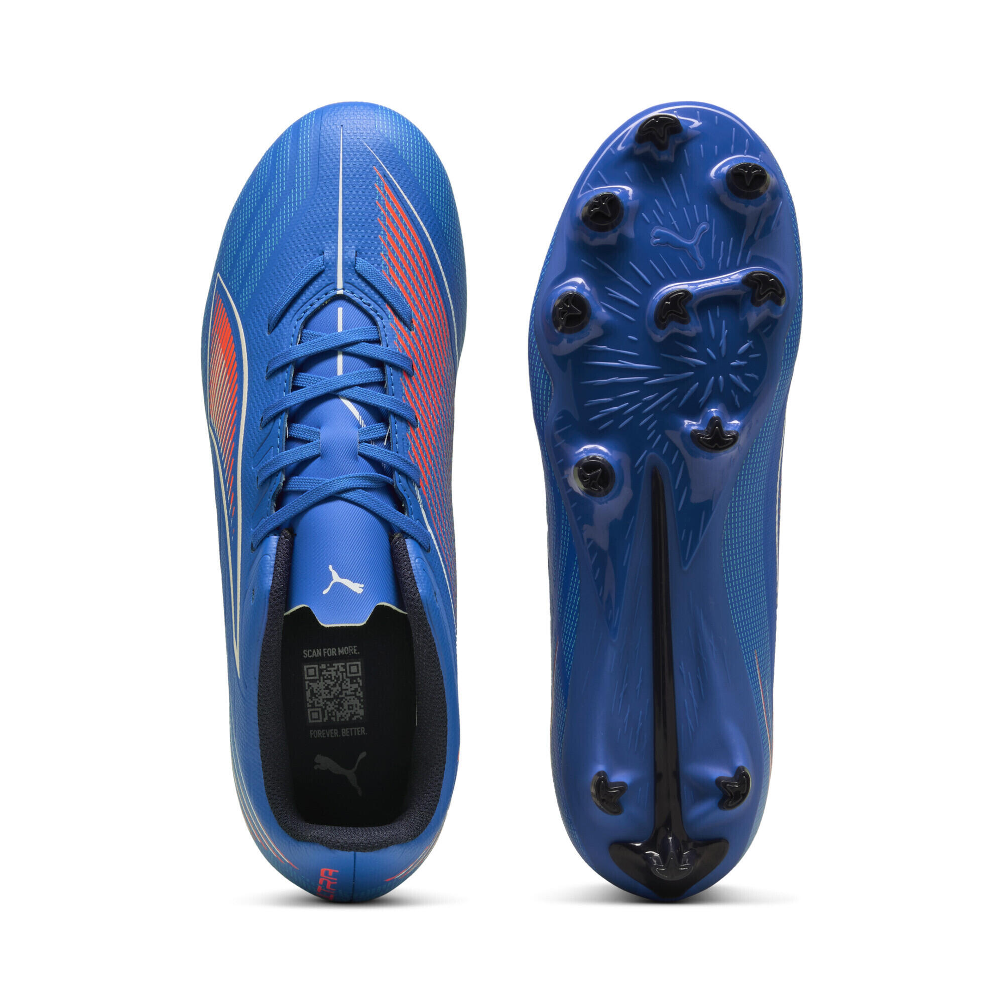 Scarpe da calcio ULTRA 6 PLAY FG/AG da donna PUMA Ultra Blue White Glowing Red 4/7