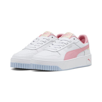 Carina Street Sneakers Mädchen PUMA White Pinkscape Silver Pink Metallic