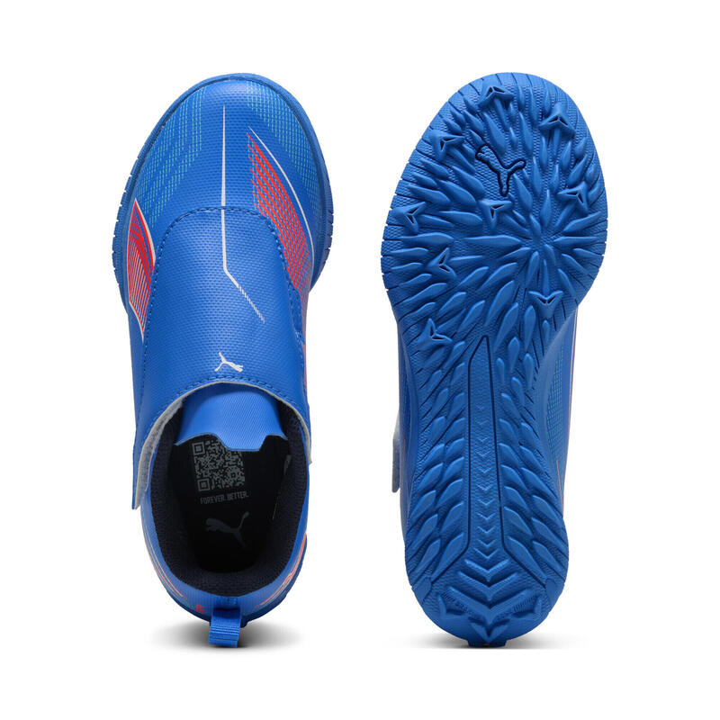 Dziecięce buty piłkarskie ULTRA 6 PLAY TT PUMA Ultra Blue White Glowing Red