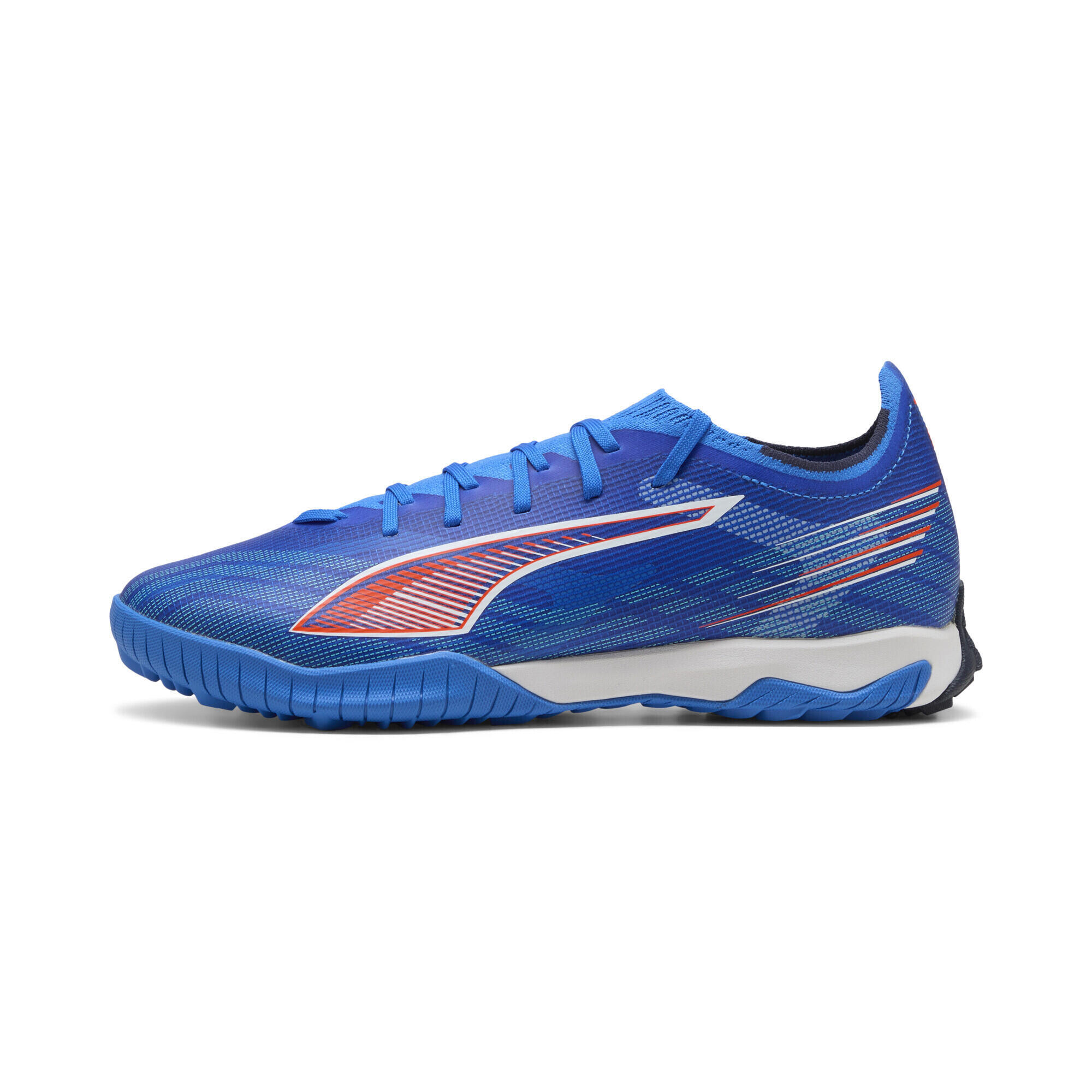 ULTRA 6 MATCH TT Fußballschuhe Erwachsene PUMA Ultra Blue White Glowing Red 3/7