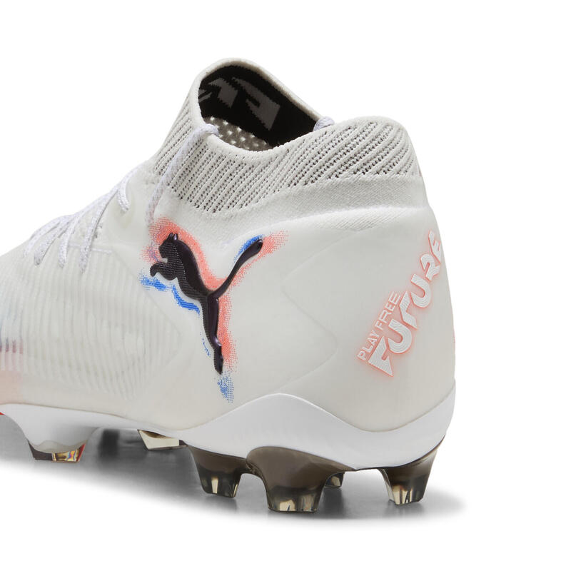 Buty piłkarskie unisex FUTURE 8 ULTIMATE FG PUMA White Black Glowing Red