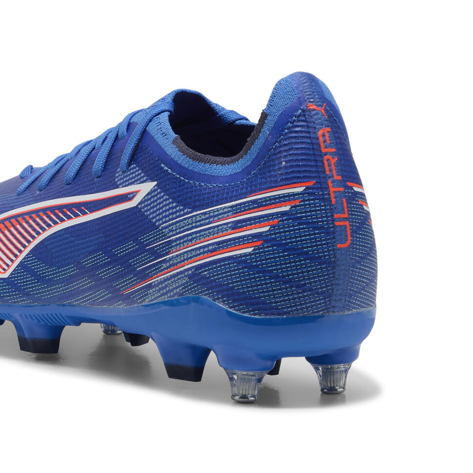 Buty piłkarskie unisex ULTRA 6 MATCH MxSG PUMA Ultra Blue White Glowing Red